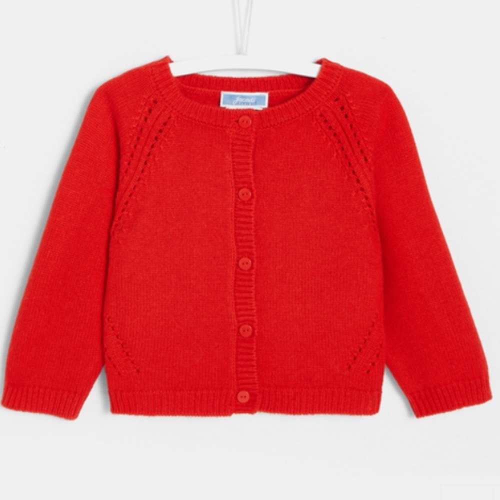 NWT Jacadi Cardigan - Red